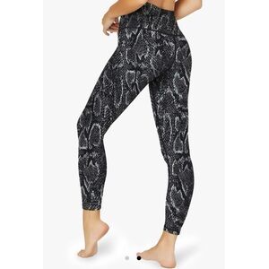 Beyond Yoga Lux Black Snake High Waisted Midi Legging
